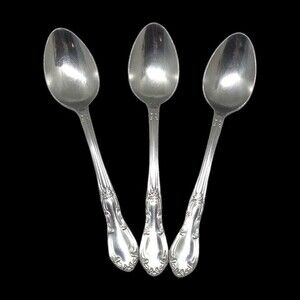 Frank Smith Stainless Steel FSS11 Teaspoon-Electro Plated-Vintage-Japan-Set Of 3